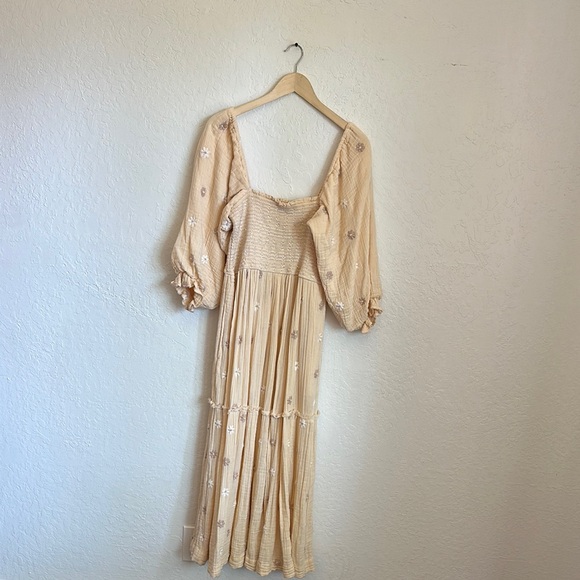 Free People Dahlia Embroidered Maxi Dress - Picture 4 of 7